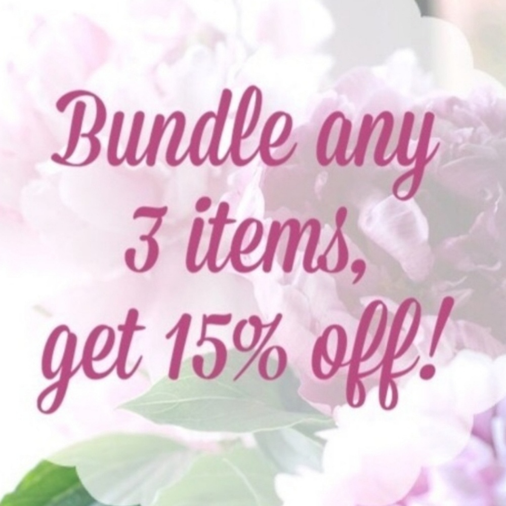 15% Savings on three or more